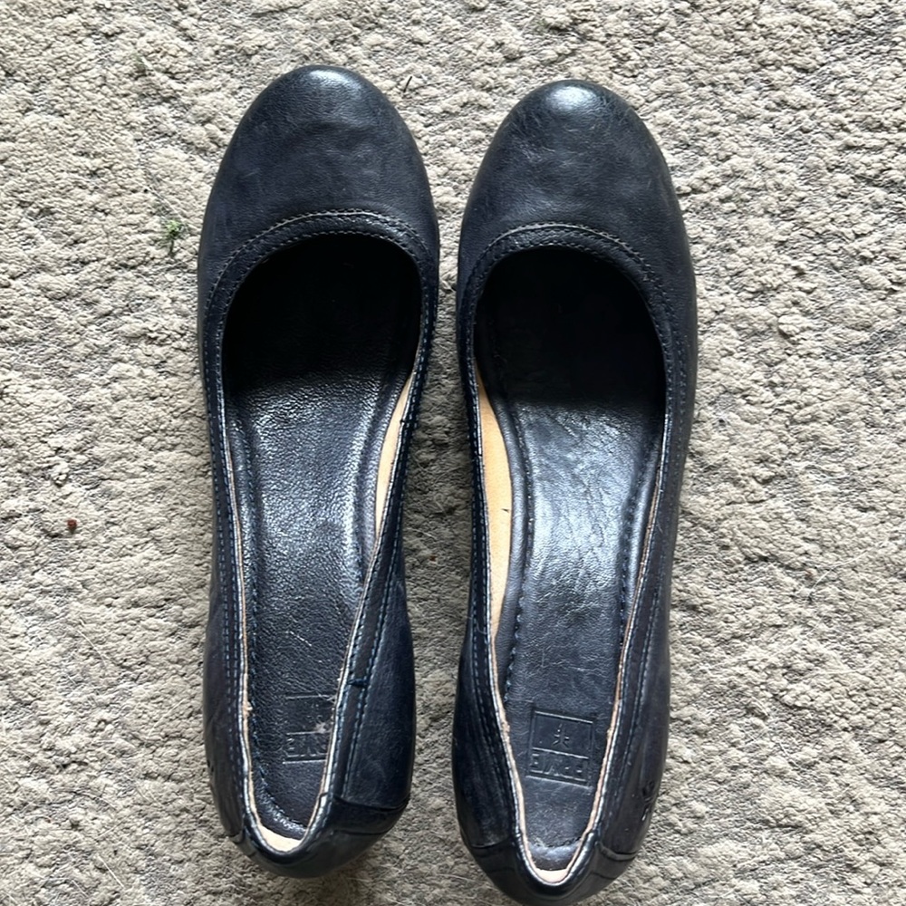 Frye W10 Navy Wedge